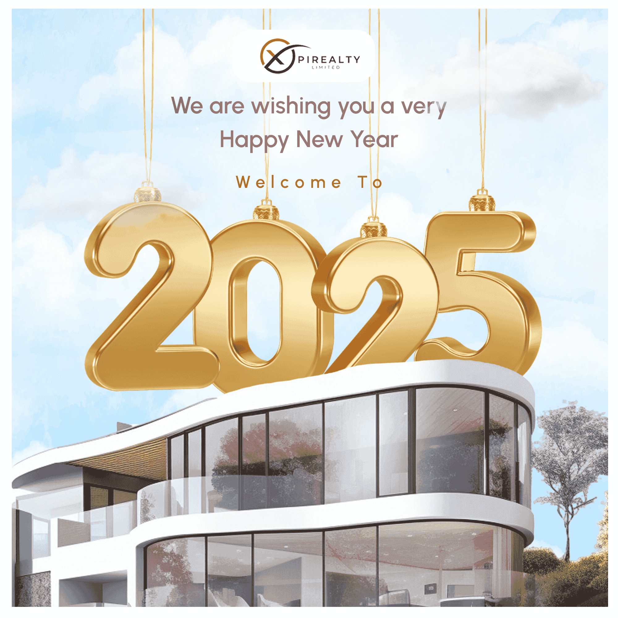 ChampMedia Brand Identity & Design for Happy New Year - Xpirealty